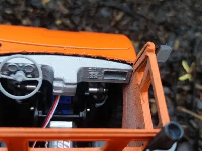 Baby Bog 406 Front Cab - 1-18 TRX4M RC body 3D print model