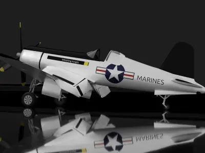 F4U-C Corsair 3D model