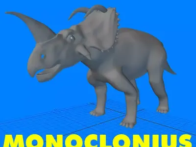 Monoclonius triceratops 3D model