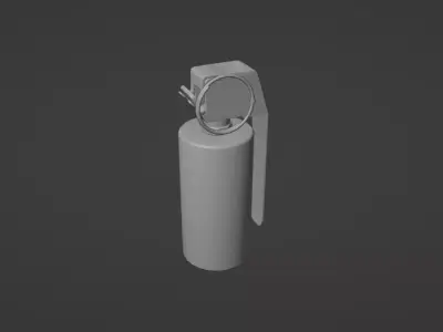 Flashbang grenade MK13 Free 3D model