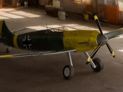 Messerschmitt Bf 109 3D model