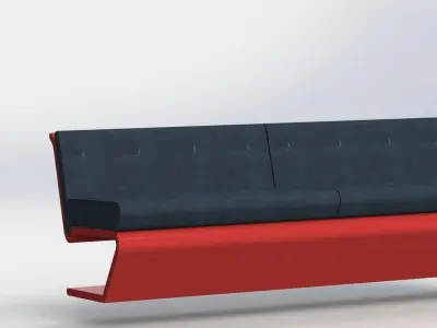 simple bench Free 3D model purchase