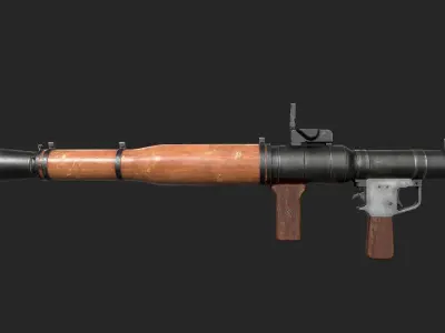 RPG-7 Low-poly 3D model