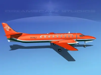 Swearingen SA226 Metroliner NLR 3D model
