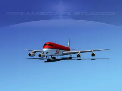 Douglas DC-8-63 Suma 3D model