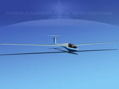 DG-400 15-Metre Motorglider V14 3D model