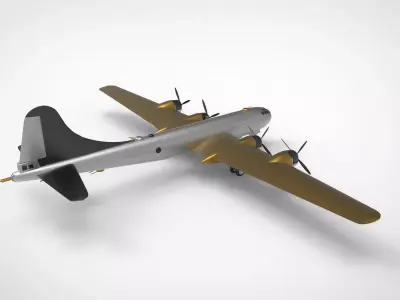 B-29 Superfortress  3D model