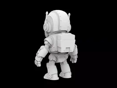 Robot Character 3D Print Model 3D print model purchase