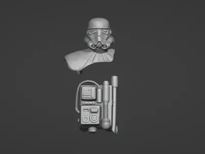 Sandtrooper SE One-Twelfth Scale Kit 3D print model purchase