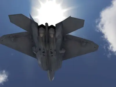 FA22 Raptor 3D model