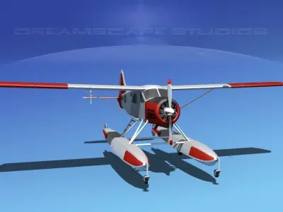 Dehavilland DHC-2 US Navy 3D model