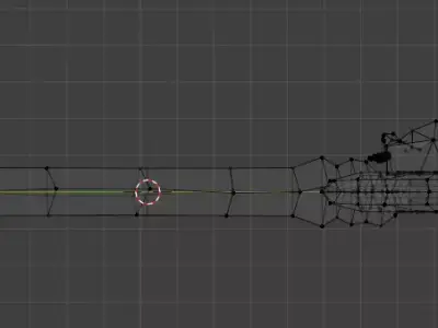 Low Poly Double Blade Axe with Skull - Hand Painted Game Ready Low-poly 3D model