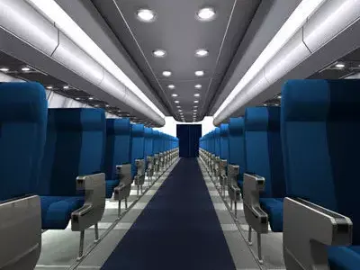 Interior plane 3 3D model