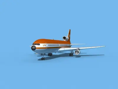 Lockheed L-1011 Tristar LTU 3D model