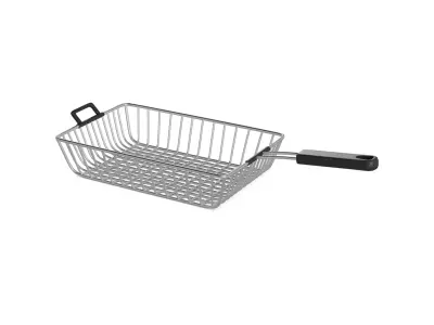 Grilling and BBQ utensils Grill Basket 3D model