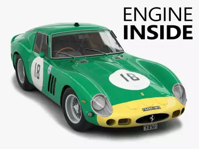 Ferrari 250 GTO - 3767GT - Complete 3D model