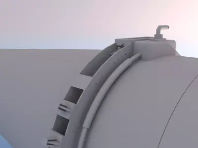 Iskander Tactical Ballistic Missile 3D model