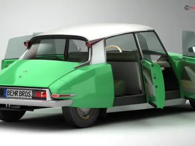 Citroen DS 19 3D model