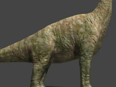 The Ultimate Brachiosaur - 3d model a 3D model