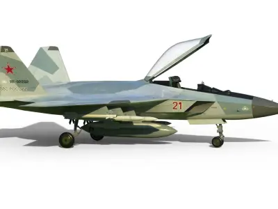 I-2000 LFS Integral-2010 Fighter jet 3D model