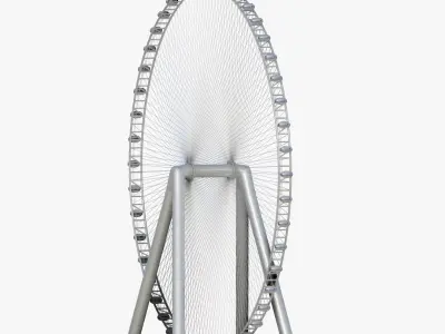 Ain Dubai 3D model purchase