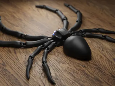 Flexi spider 3D print model