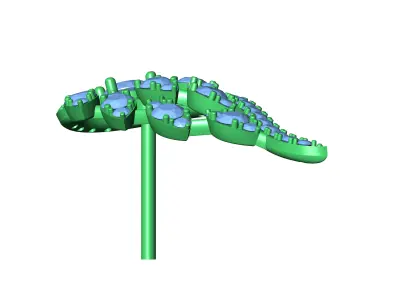 Angel Wings Earrings Diamonds Free 3D print model