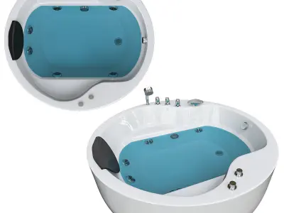 Empava Acrylic Hot Tub 3D model