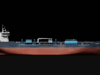Chemical Tanker 3D model