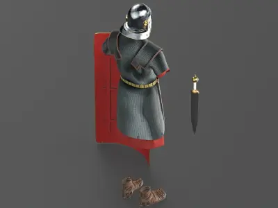 Roman legionary cloth 3D model