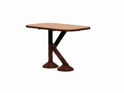 Table - K Type Leg 3D model