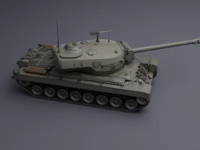T30 American Heavy tank 3D model