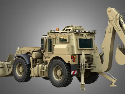 HMEE High Mobility Engineer Excavator 3D model