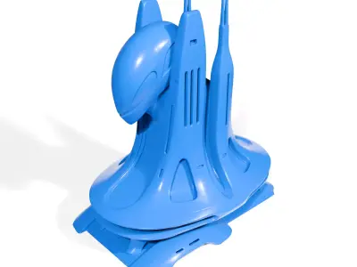 Alien Building 3D print model