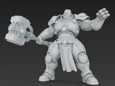 3D Printable Iron Oath Thunderstrike Heavy Battle Armor 3D model