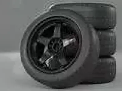 Nismo Rueda de Carrera Realistas Modelo 3D 3D model