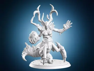 Demonic Spider Queen 3D print model