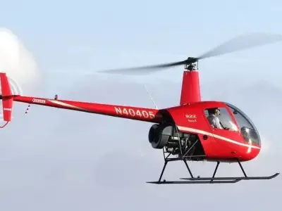 Helicopter Robinson 3D model