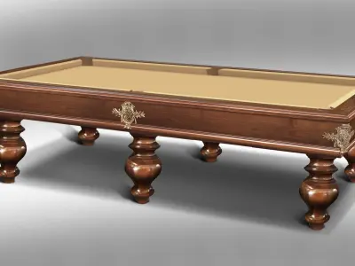 POOL TABLE BILLIARD CAVICCHI VIRGILIO 9ft Free 3D model