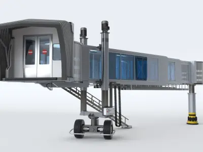 Airport Passenger Bridge Jetway 3D model
