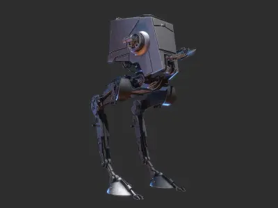 AT-ST Star Wars 3D model