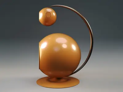 Floor Standing Audio Speaker 3D model