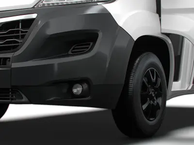 Vauxhall Movano Van L1H1 HQ Interior 2023 3D model