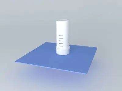 Bell siphon 3D model