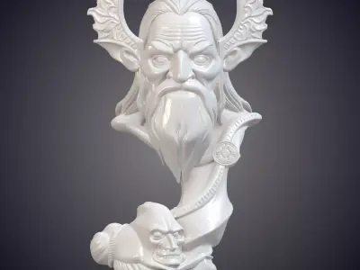 Eldritch Cthulhu Horror Bust PM-767 3D print model