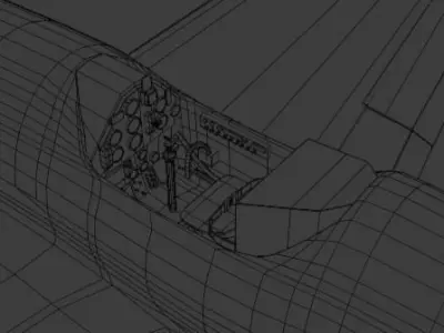 World War 2 plane Collection Low-poly 3D model