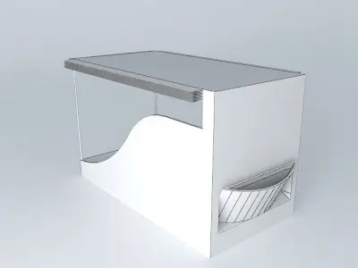 Modern Airplane Seat with covers Free 3D model