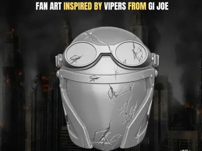 Viper Collection Fan Art Heads for Action Figures 3D print model