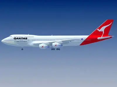 Qantas Airways Boeing 3D model