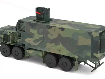 HEMTT A4 with Laser 3D model